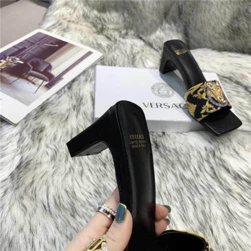 Cheap Versace Slippers For Women #839003 Replica Wholesale [$60.00 USD] [ITEM#839003] on Replica Versace Slippers
