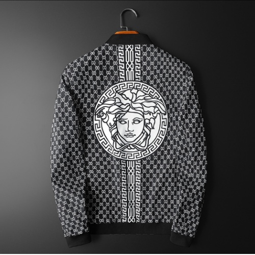 Cheap Versace Jackets Long Sleeved For Men #839406 Replica Wholesale [$64.00 USD] [ITEM#839406] on Replica Versace Jackets