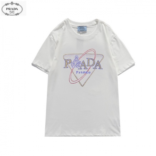 Cheap Prada T-Shirts Short Sleeved For Men #839872 Replica Wholesale [$27.00 USD] [ITEM#839872] on Replica Prada T-Shirts