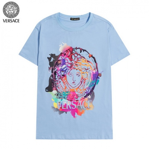 Cheap Versace T-Shirts Short Sleeved For Men #839895 Replica Wholesale [$27.00 USD] [ITEM#839895] on Replica Versace T-Shirts