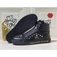 Cheap Philipp Plein PP High Tops Shoes For Men #836999 Replica Wholesale [$88.00 USD] [ITEM#836999] on Replica Philipp Plein PP High Tops Shoes
