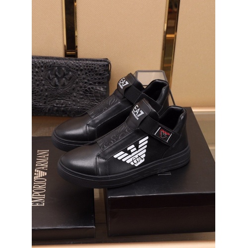 Cheap Armani Casual Shoes For Men #841866 Replica Wholesale [$88.00 USD] [ITEM#841866] on Replica Armani Casual Shoes