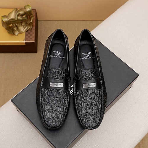 Cheap Armani Leather Shoes For Men #842916 Replica Wholesale [$68.00 USD] [ITEM#842916] on Replica Armani Leather Shoes