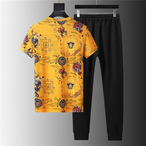 Cheap Versace Tracksuits Short Sleeved For Men #844130 Replica Wholesale [$64.00 USD] [ITEM#844130] on Replica Versace Tracksuits