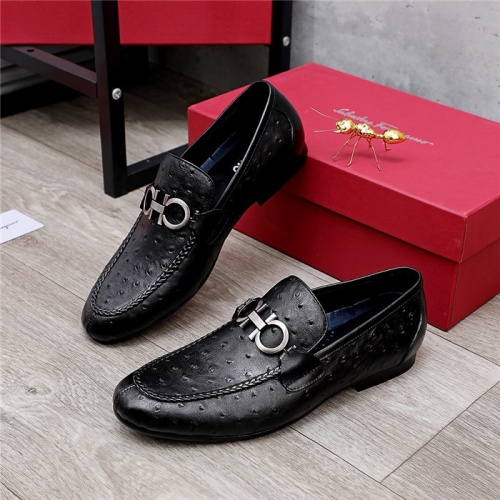 Cheap Ferragamo Leather Shoes For Men #844278 Replica Wholesale [$80.00 USD] [ITEM#844278] on Replica Salvatore Ferragamo Leather Shoes