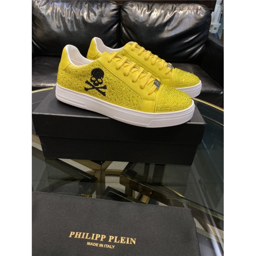 Cheap Philipp Plein Shoes For Men #845340 Replica Wholesale [$82.00 USD] [ITEM#845340] on Replica Philipp Plein PP Casual Shoes