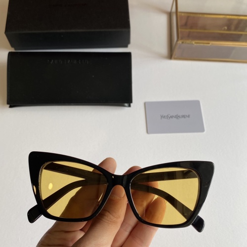 Cheap Yves Saint Laurent YSL AAA Quality Sunglassses #846447 Replica Wholesale [$56.00 USD] [ITEM#846447] on Replica Yves Saint Laurent YSL AAA Quality Sunglasses