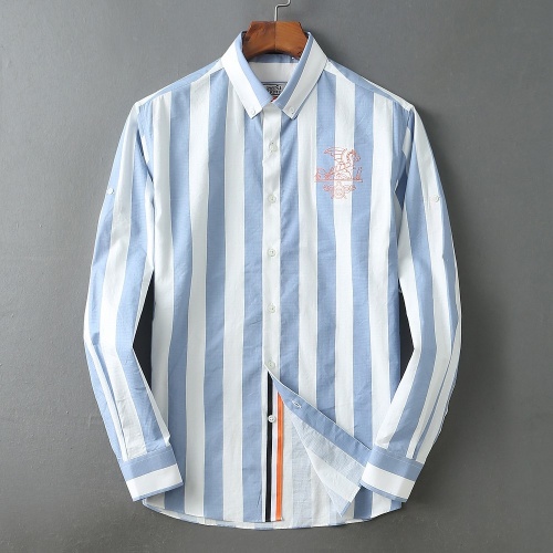 Cheap Hermes Shirts Long Sleeved For Men #847166 Replica Wholesale [$39.00 USD] [ITEM#847166] on Replica Hermes Shirts