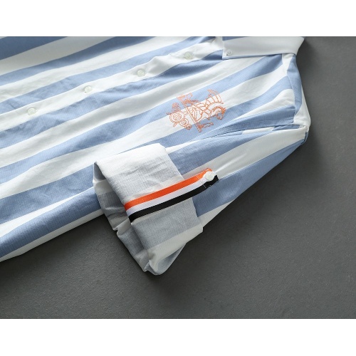 Cheap Hermes Shirts Long Sleeved For Men #847166 Replica Wholesale [$39.00 USD] [ITEM#847166] on Replica Hermes Shirts