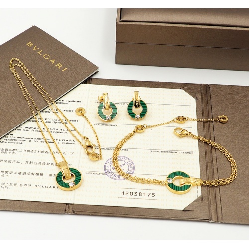Cheap Bvlgari Jewelry Set For Women #847647 Replica Wholesale [$68.00 USD] [ITEM#847647] on Replica Bvlgari Jewelry Set