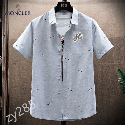 Cheap Moncler Shirts Short Sleeved For Men #849786 Replica Wholesale [$34.00 USD] [ITEM#849786] on Replica Moncler Shirts