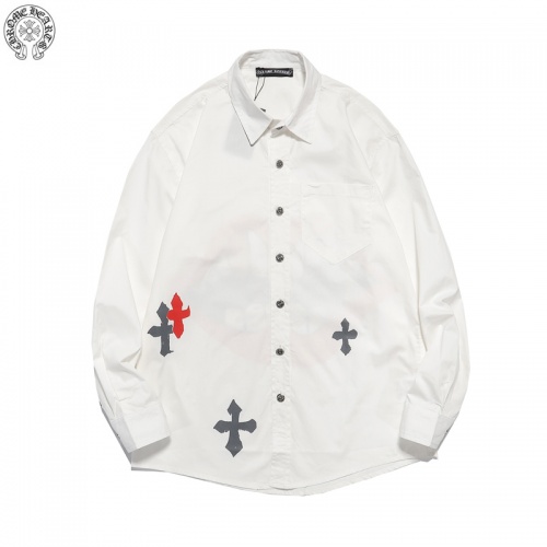 Cheap Chrome Hearts Shirts Long Sleeved For Men #850034 Replica Wholesale [$82.00 USD] [ITEM#850034] on Replica Chrome Hearts Shirts