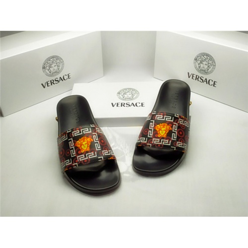 Cheap Versace Slippers For Men #850131 Replica Wholesale [$40.00 USD] [ITEM#850131] on Replica Versace Slippers