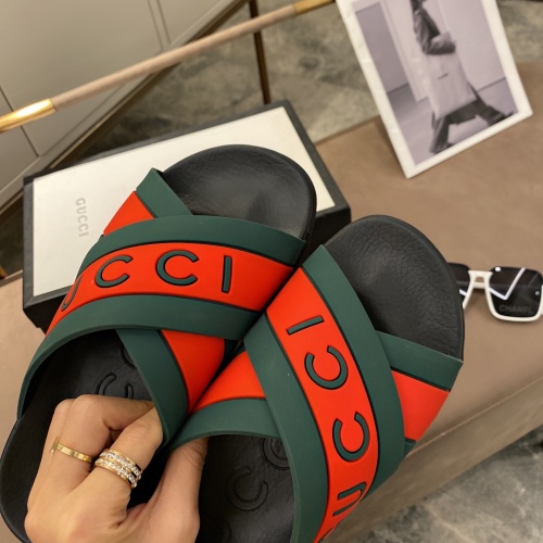 Cheap Gucci Slippers For Men #850269 Replica Wholesale [$52.00 USD] [ITEM#850269] on Replica Gucci Slippers