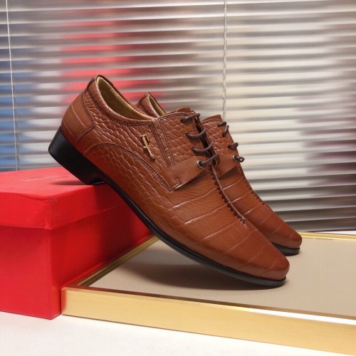 Cheap Ferragamo Leather Shoes For Men #850517 Replica Wholesale [$82.00 USD] [ITEM#850517] on Replica Salvatore Ferragamo Leather Shoes