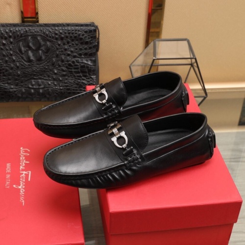 Cheap Ferragamo Leather Shoes For Men #850801 Replica Wholesale [$85.00 USD] [ITEM#850801] on Replica Salvatore Ferragamo Leather Shoes