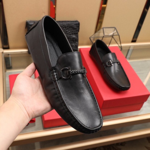 Cheap Ferragamo Leather Shoes For Men #850810 Replica Wholesale [$85.00 USD] [ITEM#850810] on Replica Salvatore Ferragamo Leather Shoes