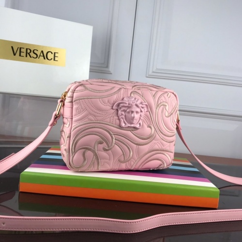 Cheap Versace AAA Quality Messenger Bags For Women #852362 Replica Wholesale [$128.00 USD] [ITEM#852362] on Replica Versace AAA Quality Messenger Bags