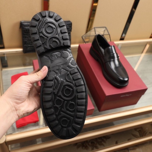 Cheap Ferragamo Leather Shoes For Men #852619 Replica Wholesale [$100.00 USD] [ITEM#852619] on Replica Salvatore Ferragamo Leather Shoes