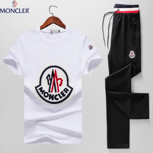 Cheap Moncler Tracksuits Short Sleeved For Men #852723 Replica Wholesale [$60.00 USD] [ITEM#852723] on Replica Moncler Tracksuits