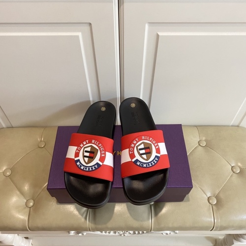 Cheap Tommy Hilfiger TH Slippers For Men #853214 Replica Wholesale [$43.00 USD] [ITEM#853214] on Replica Tommy Hilfiger TH Slippers