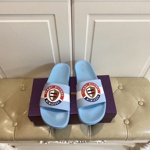 Cheap Tommy Hilfiger TH Slippers For Men #853216 Replica Wholesale [$43.00 USD] [ITEM#853216] on Replica Tommy Hilfiger TH Slippers