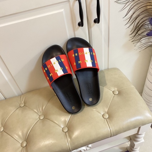 Cheap Tommy Hilfiger TH Slippers For Men #853223 Replica Wholesale [$43.00 USD] [ITEM#853223] on Replica Tommy Hilfiger TH Slippers
