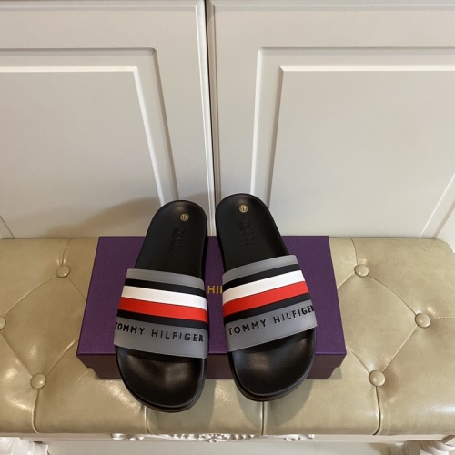 Cheap Tommy Hilfiger TH Slippers For Men #853230 Replica Wholesale [$43.00 USD] [ITEM#853230] on Replica Tommy Hilfiger TH Slippers