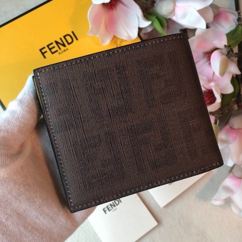 Cheap Fendi AAA Man Wallets #853397 Replica Wholesale [$60.00 USD] [ITEM#853397] on Replica Fendi AAA Man Wallets