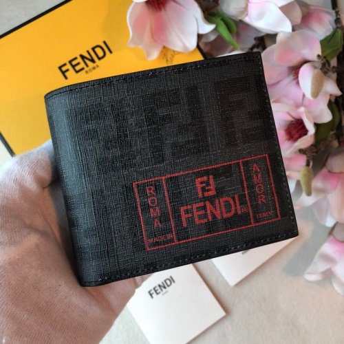 Cheap Fendi AAA Man Wallets #853398 Replica Wholesale [$60.00 USD] [ITEM#853398] on Replica Fendi AAA Man Wallets