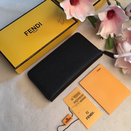 Cheap Fendi AAA Man Wallets #853399 Replica Wholesale [$48.00 USD] [ITEM#853399] on Replica Fendi AAA Man Wallets