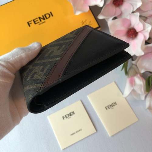 Cheap Fendi AAA Man Wallets #853410 Replica Wholesale [$64.00 USD] [ITEM#853410] on Replica Fendi AAA Man Wallets