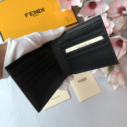 Cheap Fendi AAA Man Wallets #853410 Replica Wholesale [$64.00 USD] [ITEM#853410] on Replica Fendi AAA Man Wallets