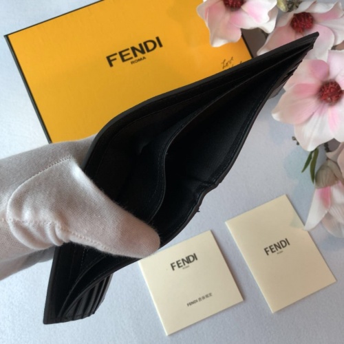 Cheap Fendi AAA Man Wallets #853410 Replica Wholesale [$64.00 USD] [ITEM#853410] on Replica Fendi AAA Man Wallets