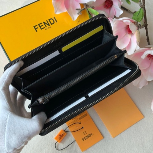 Cheap Fendi AAA Man Wallets #853415 Replica Wholesale [$64.00 USD] [ITEM#853415] on Replica Fendi AAA Man Wallets