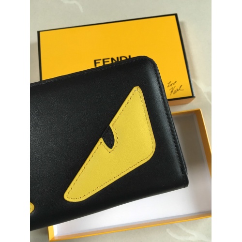 Cheap Fendi AAA Man Wallets #853417 Replica Wholesale [$60.00 USD] [ITEM#853417] on Replica Fendi AAA Man Wallets