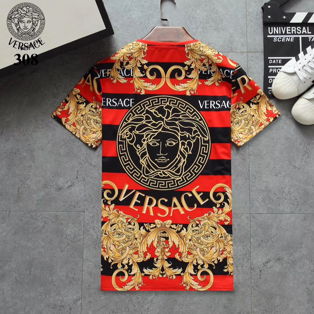 Cheap Versace T-Shirts Short Sleeved For Men #854799 Replica Wholesale ...