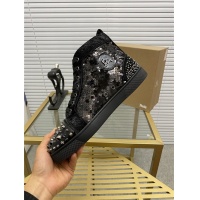 Cheap Christian Louboutin High Tops Shoes For Men #844238 Replica Wholesale [$98.00 USD] [ITEM#844238] on Replica Christian Louboutin High Top Shoes