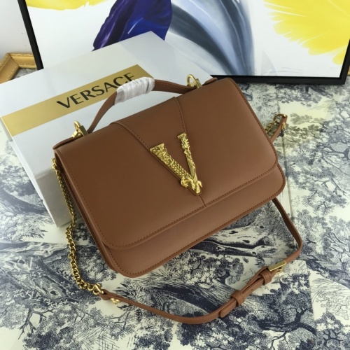 Cheap Versace AAA Quality Messenger Bags For Women #855695 Replica Wholesale [$135.00 USD] [ITEM#855695] on Replica Versace AAA Quality Messenger Bags