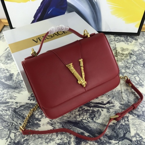 Cheap Versace AAA Quality Messenger Bags For Women #855696 Replica Wholesale [$135.00 USD] [ITEM#855696] on Replica Versace AAA Quality Messenger Bags