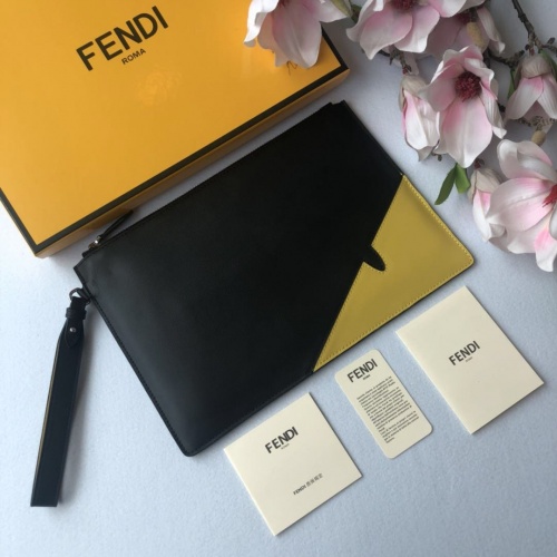 Cheap Fendi AAA Man Wallets #855745 Replica Wholesale [$72.00 USD] [ITEM#855745] on Replica Fendi AAA Man Wallets