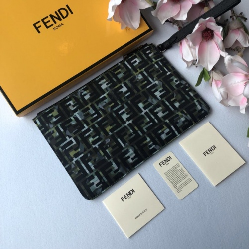 Cheap Fendi AAA Man Wallets #855746 Replica Wholesale [$72.00 USD] [ITEM#855746] on Replica Fendi AAA Man Wallets