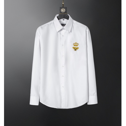 Cheap Dolce &amp; Gabbana D&amp;G Shirts Long Sleeved For Men #856687 Replica Wholesale [$38.00 USD] [ITEM#856687] on Replica Dolce &amp; Gabbana D&amp;G Shirts