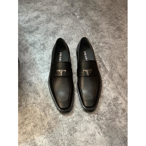 Cheap Prada Leather Shoes For Men #857561 Replica Wholesale [$100.00 USD] [ITEM#857561] on Replica Prada Leather Shoes