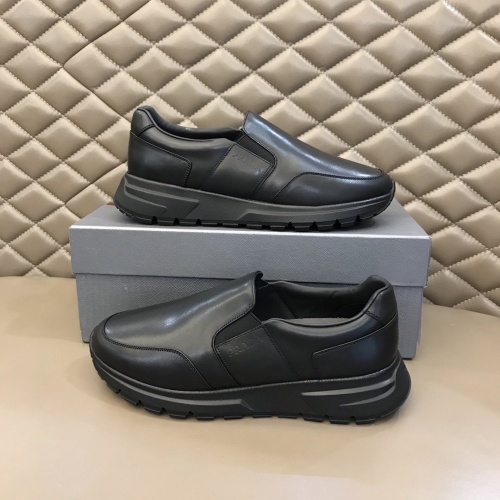 Cheap Prada Leather Shoes For Men #858163 Replica Wholesale [$76.00 USD] [ITEM#858163] on Replica Prada Leather Shoes