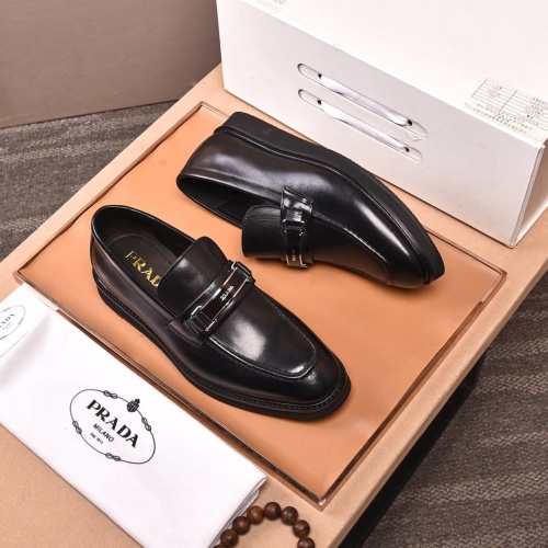 Cheap Prada Leather Shoes For Men #858406 Replica Wholesale [$122.00 USD] [ITEM#858406] on Replica Prada Leather Shoes