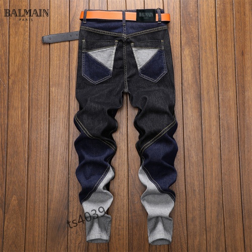 Cheap Balmain Jeans For Men #858439 Replica Wholesale [$48.00 USD] [ITEM#858439] on Replica Balmain Jeans