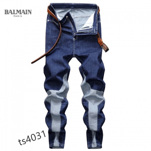 Cheap Balmain Jeans For Men #858440 Replica Wholesale [$48.00 USD] [ITEM#858440] on Replica Balmain Jeans
