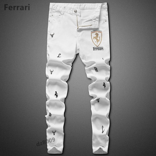 Cheap Ferrari Jeans For Men #858453 Replica Wholesale [$48.00 USD] [ITEM#858453] on Replica Ferrari Jeans