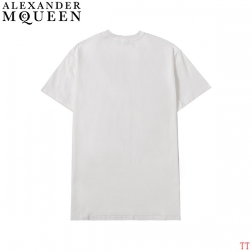 Cheap Alexander McQueen T-shirts Short Sleeved For Men #858638 Replica Wholesale [$27.00 USD] [ITEM#858638] on Replica Alexander McQueen T-shirts
